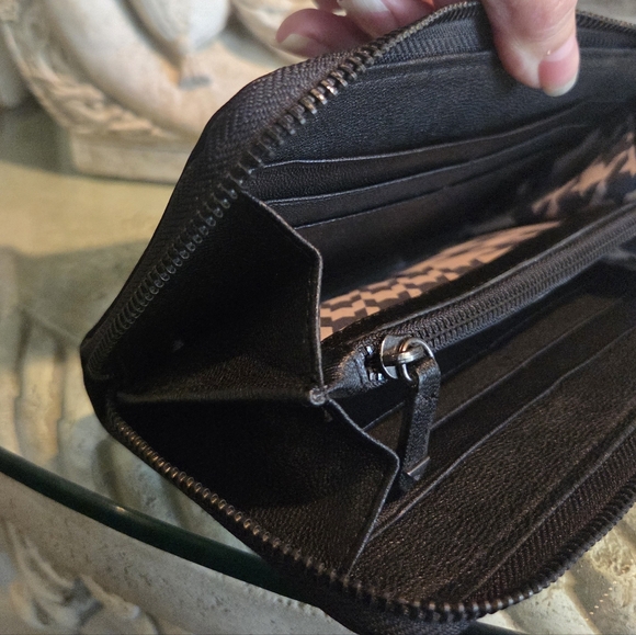 L.A.M.B. Gwen Stefani Zip Around Wallet Leather Designer Celebrity #187 - Picture 14 of 14